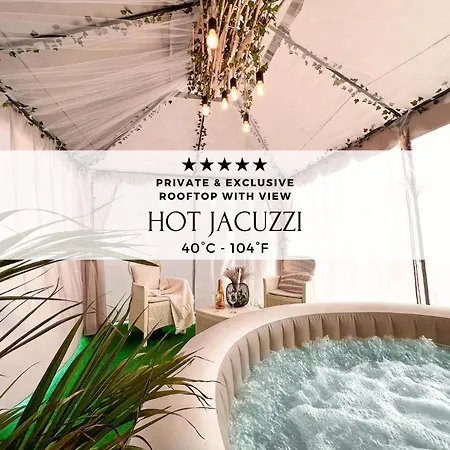 Colosseum House - Private Rooftop, Jacuzzi Hot Tub & View روما